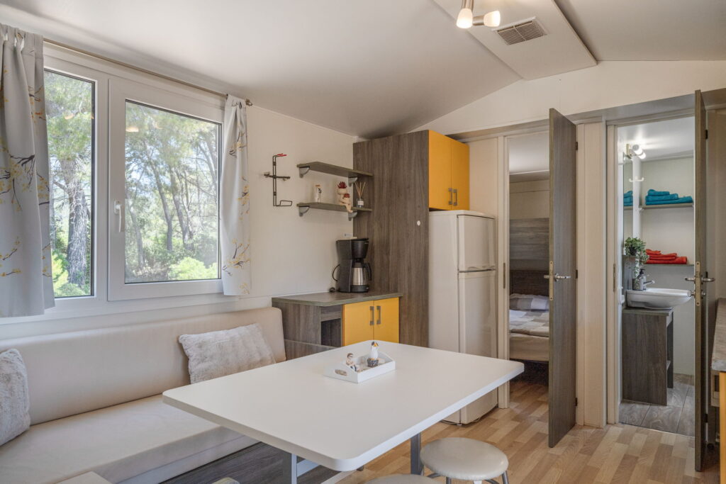 korcula camping camp potirna mobile home3 kitchen livingroom 02 1024x683 - Photo Gallery