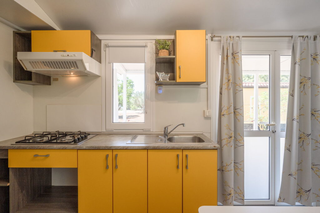 korcula camping camp potirna mobile home3 kitchen livingroom 07 1024x683 - Photo Gallery